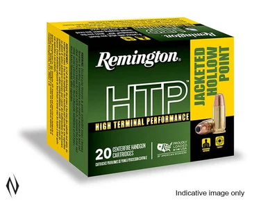 REMINGTON 38 SPL +P 125GR SJHP HTP