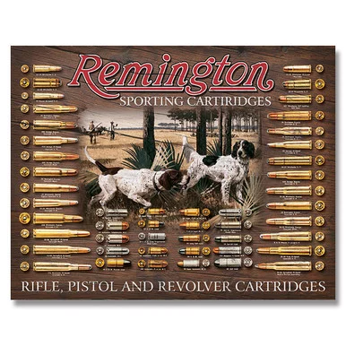 Remington Bullet Board Tin Sign SG1679