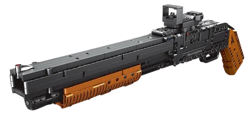 Remington by Camp Co Building Blocks Shotgun Black/Brown Plastic 21" Long Includes 6 Plastic Projectiles 863 Pieces