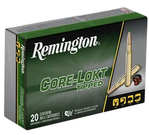 Remington Core Lokt Tipped, 6.5 PRC, 140gr, Core-Lokt Polymer Tip, 20rd Box