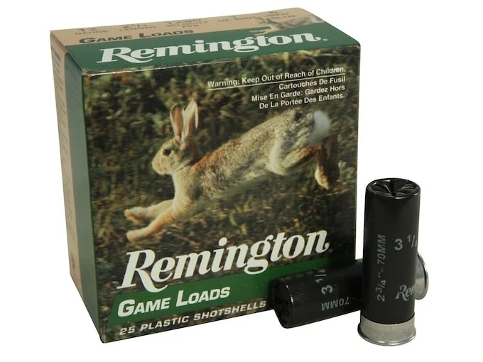 Remington Game Load Ammunition 12 Gauge 2-3/4″ 1 oz #6 Shot