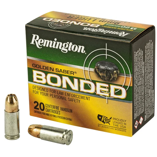 REMINGTON GOLDEN SABER 9MM 147GR 20RD