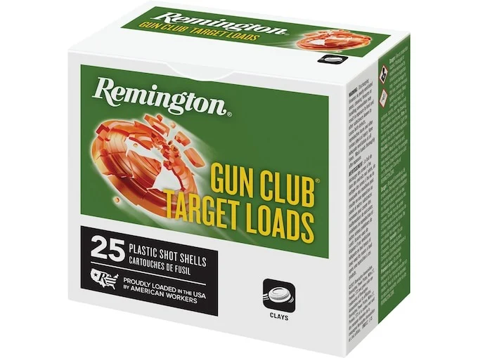 Remington Gun Club Target Ammunition 12 Gauge 2-3/4″ 1 oz #7-1/2 Shot