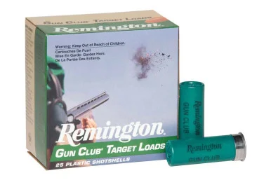 Remington Gun Club Target Loads 12 Gauge Shotgun Ammunition 25 Rounds 2.75in #7.5 Shot 1-1/8oz GC12L7BX