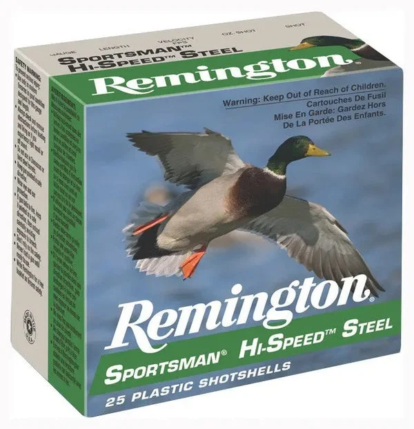 REMINGTON HI-SPEED STEEL 12GA 3" 1-1/4OZ #BB 25RD