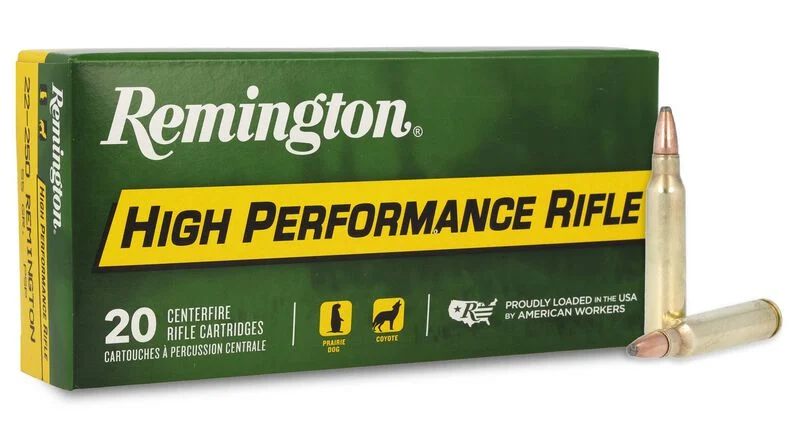 Remington High Performance Rifle .223 Rem PSP 62 gr – Hunting Ammo | 20 Rounds