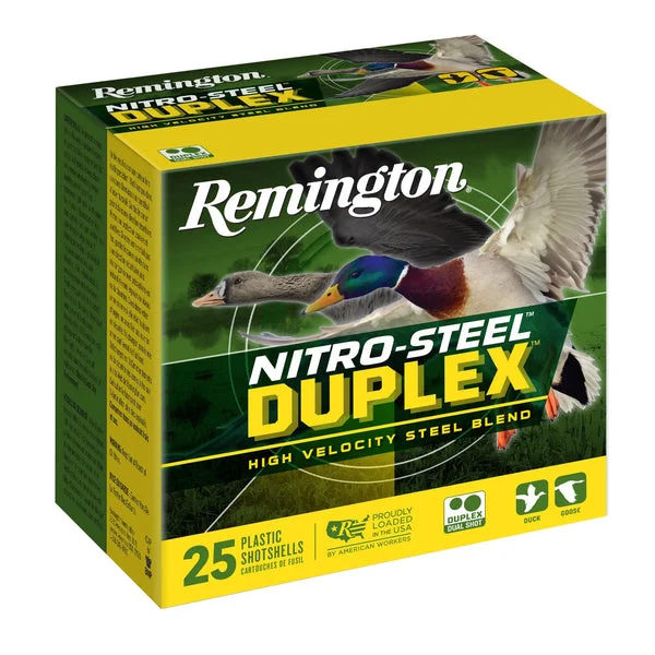 REMINGTON NTRO STEEL DPLX 12GA #2/4 STEEL 25RD