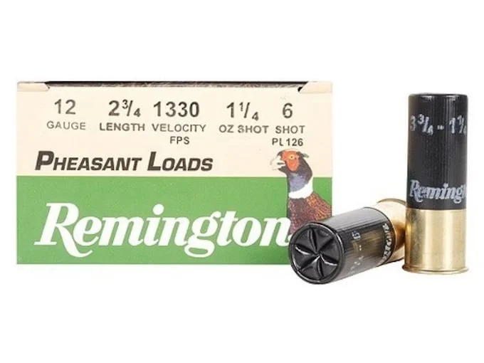 Remington Pheasant Ammunition 12 Gauge 2-3/4″ 1-1/4 oz