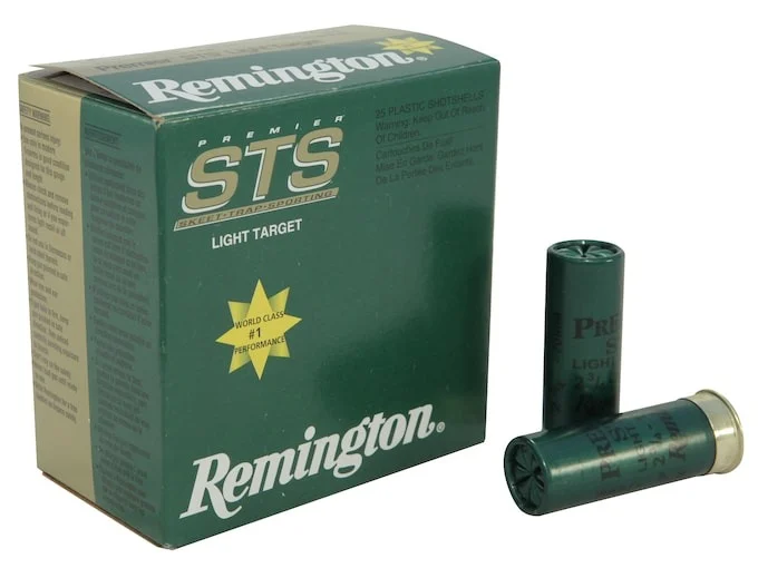 Remington Premier STS Light Target Ammunition 12 Gauge 2-3/4″ 1-1/8 oz #8-1/2 Shot