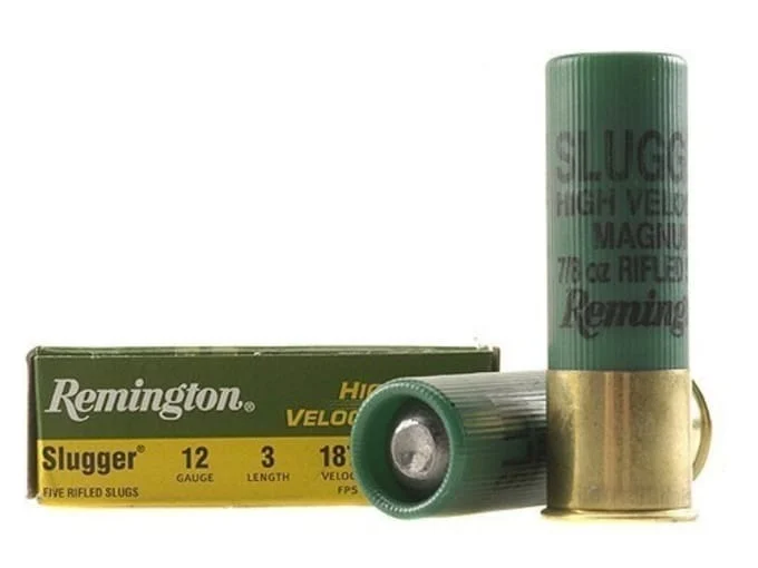 Remington Slugger Ammunition 12 Gauge 3″ 7/8 oz High Velocity Rifled Slug