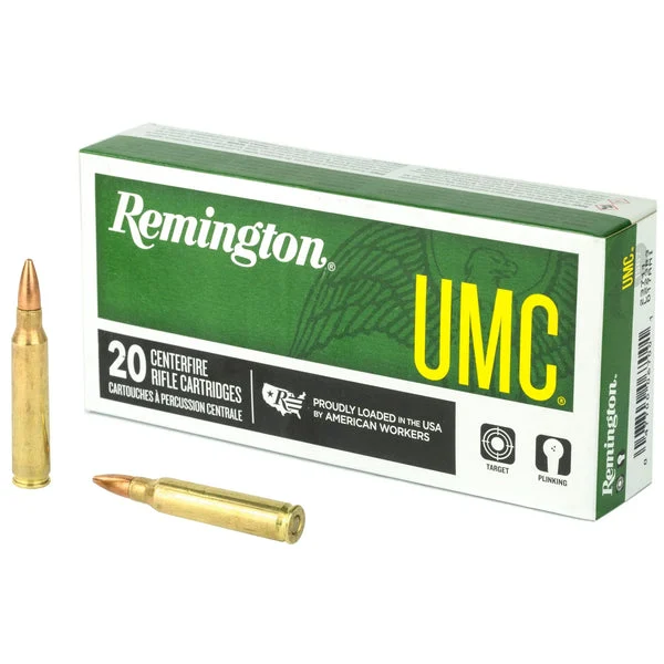 REMINGTON UMC 223REM 55GR FMJ 20RD