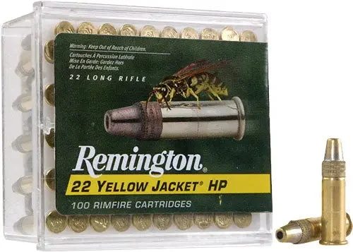 REMINGTON YELLOW JACKET 22LR 33GR TC LEAD-HP 100RD