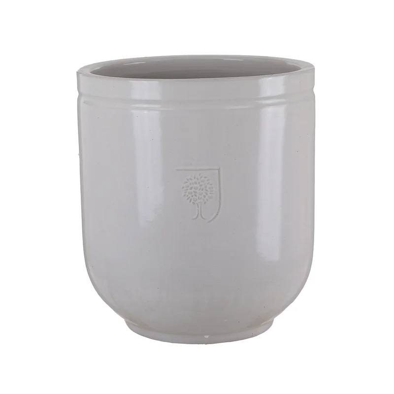 RHS HARLOW JAR WHITE 37CM