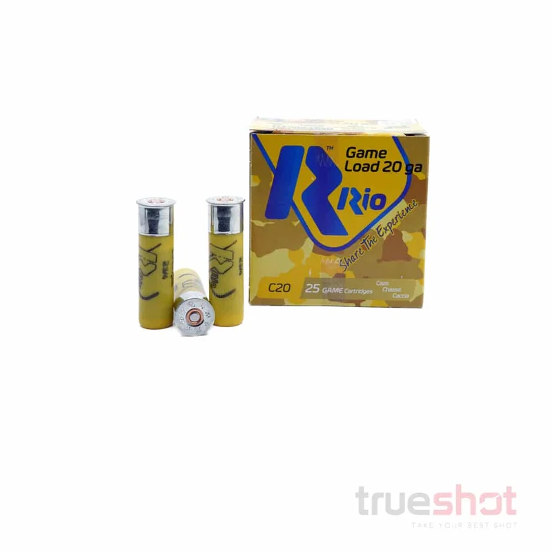 Rio Royal Buck 20 Gauge #1 Buck Shot – 9 Pellet, 2 3/4″, 1345 FPS – High Performance Shotgun Ammo