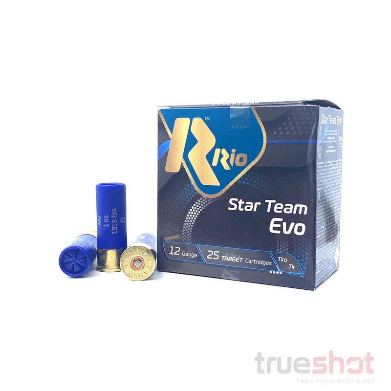 Rio – Star Team 28 HV – 12 Gauge – #8 Shot – 2.75″ – 1 oz. – 1315 FPS