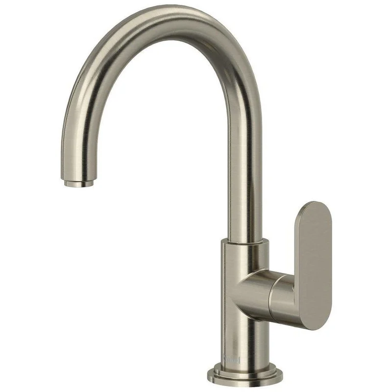 Riobel Arca Single Handle Monoblock Bathroom Sink Faucet in Brushed Nickel | Ferguson