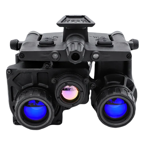 RIX Tactical RENV-B, Thermal/IIT Fusion Binocular, 25mm Objective, White Phosphor, Black