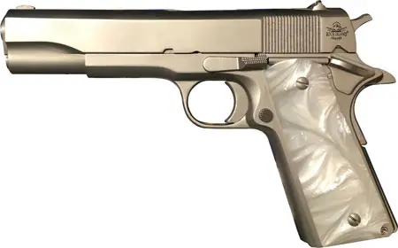 Rock Island Armory GI Standard FS .45 ACP 5″ Matte Nickel CA Compliant 56418