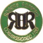 Rogers' Rangers Pin,commissioned 1755,badge of allegiance,1-1/2" diameter