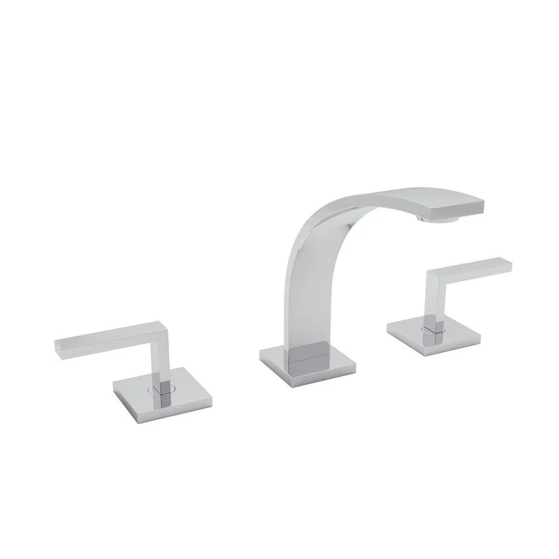 ROHL Wave Two Handle Widespread Bathroom Sink Faucet in Polished Chrome | Ferguson