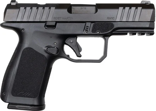 Rost Martin RM1C 9mm, 4" Barrel, Black, Optics Ready, Includes RMR Moutning Plate, 17rd