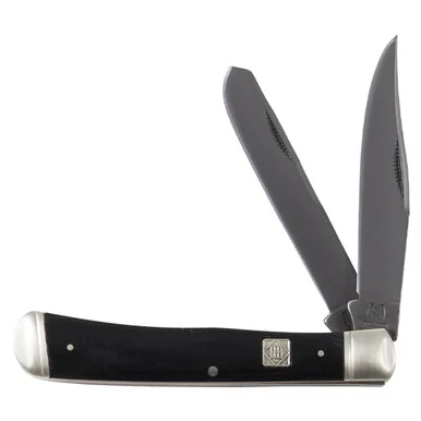 Rough Ryder Black G-10 Trapper Folding Knife RR1570