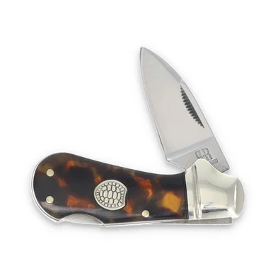 Rough Ryder Tortoise Shell Cub Lockback Folding Knife RR2441