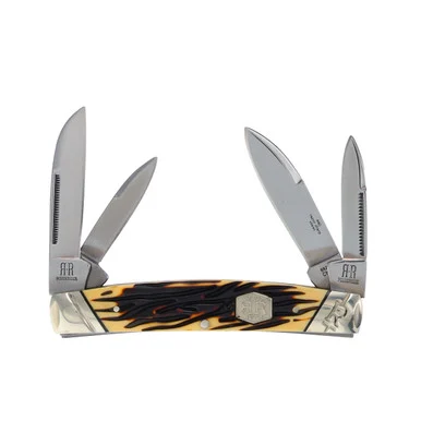 Rough Ryder Tuff Stag Large Congress Folding Knife RR2366