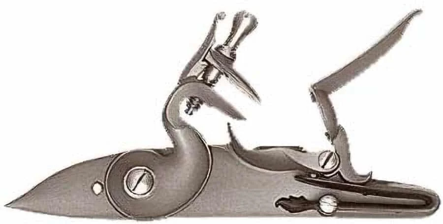 Round-Faced English Flintlock – Right Hand