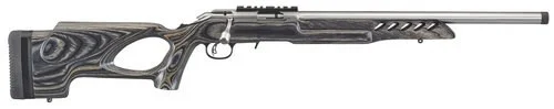 Ruger American Rimfire Target, .22 LR, 18", 10rd, Thumbhole Stock, Stainless Steel
