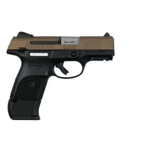 Ruger SR9 Compact Pistol 9mm 3.5in 10rd 17rd Burnt Bronze