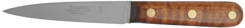 Russell's Ripper Trade Knife,4" Russell carbon steel blade, maple handle,made in the U.S.A.