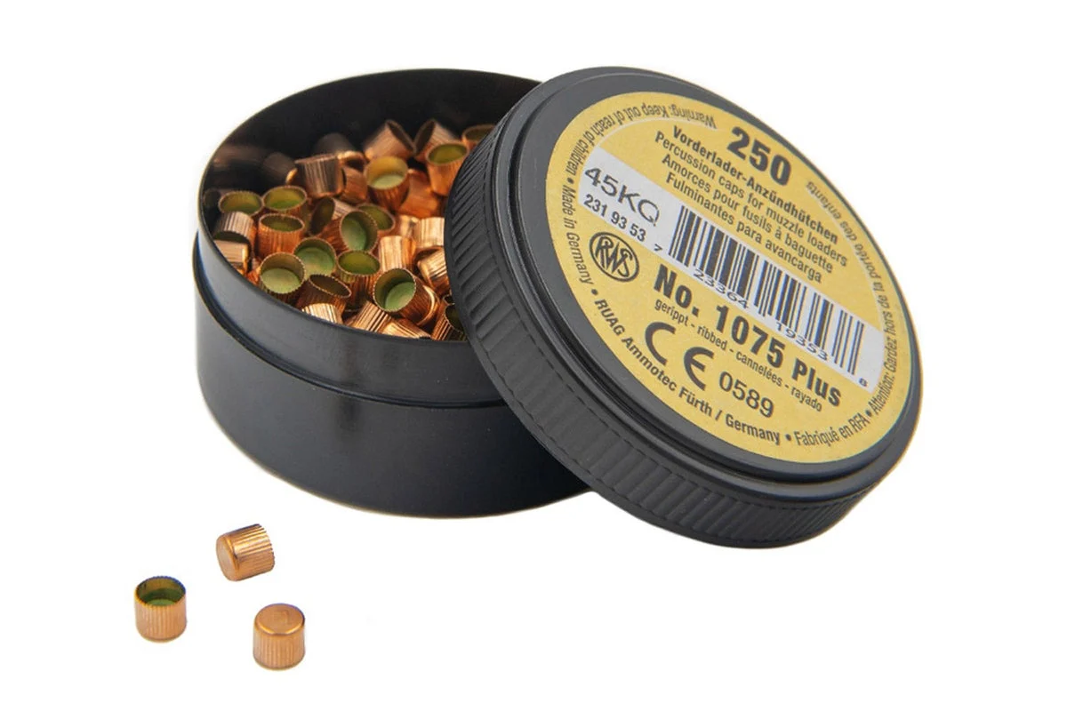 RWS #11 Percussion Caps -No.1075 Plus - 250 to 1000 Pack