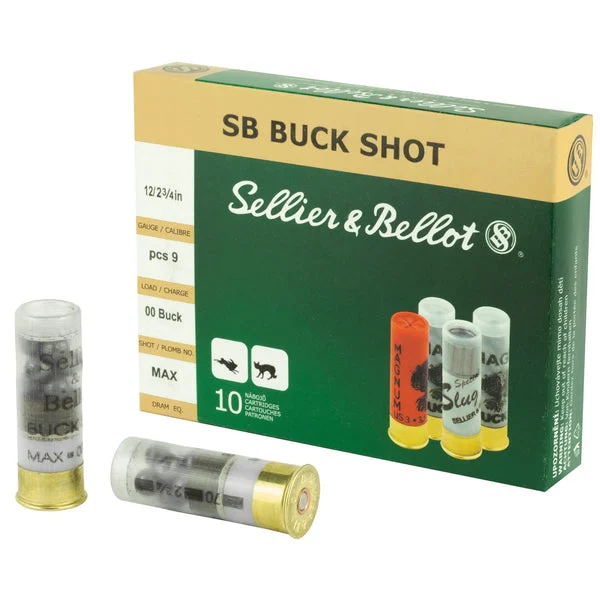 S&B 12GA 2.75 1.12OZ 00 9PEL 10RD