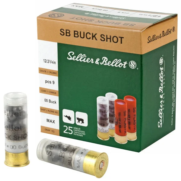 S&B 12GA 2.75 1.12OZ 00 9PEL 25RD