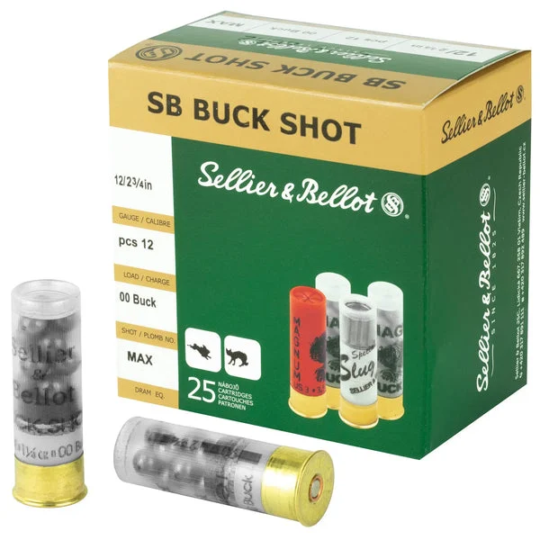 S&B 12GA 2.75 1.25OZ 00 12PEL 25RD