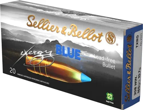 S&B 308 WIN 165GR TXRG BLUE 20RD