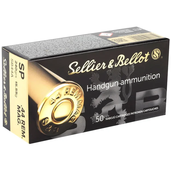 S&B 44MAG 240GR SP 600RD CASE