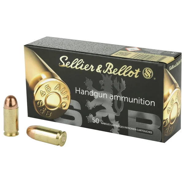 S&B 45ACP 230GR FMJ 50RD