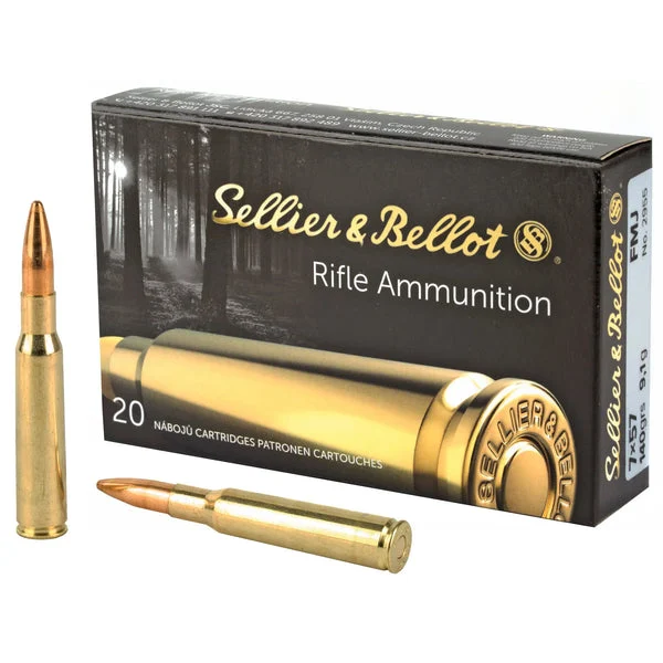 S&B 7X57 140GR FMJ 20RD