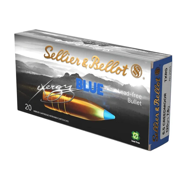 S&B EXERGY BLU 6.5CREED 120GR 20RD