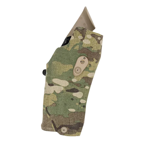 Safariland ALS Tactical Holster, Fits Sig P320C with X300 Sized Light, Matte Finish, Multicam, Laminate Contruction