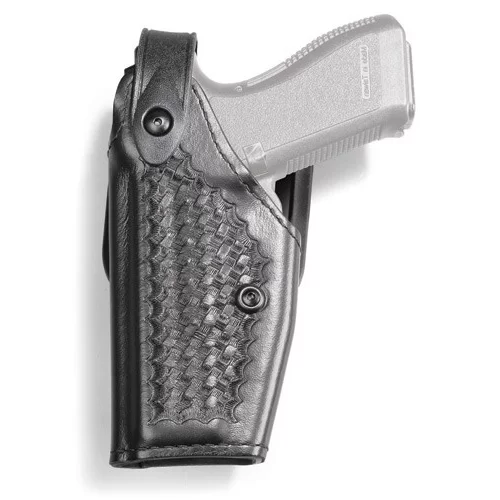 Safariland – Model 6280 Level II Holster Mid-Ride Duty Basket Weave Black Left Hand Fits – Glock: 20, 21 w/ ITII Streamlight M6 4.5″ BBL