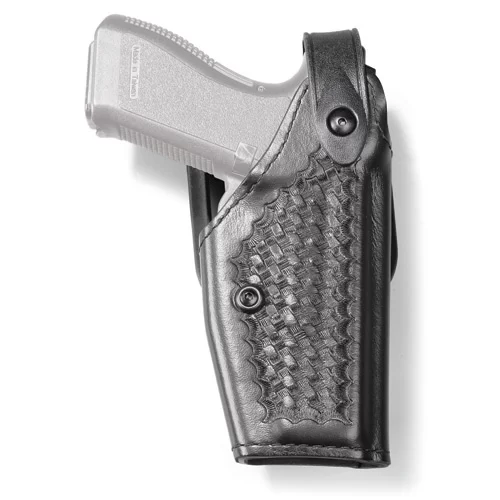 Safariland – Model 6280 Level II Holster Mid-Ride Duty STX Basket Right Hand Fits – Glock: 17, 22 w/ ITI M3 Light 4.5″ BBL
