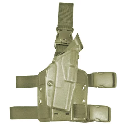 Safariland Model 6355, ALS Thigh Holster STX OD Green, Tactical Thigh Holster, Right Hand Fits – Glock: 20, 21, 4.6″ BBL