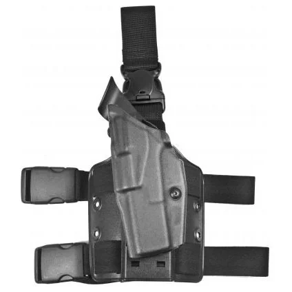 Safariland Model 6355, ALS Thigh Holster STX Tactical Black, Tactical Thigh Holster, Left H Fits – Glock 34, 35 w/ITI M3, TLR-1, Surefire X200/X300, 5.32″ BBL