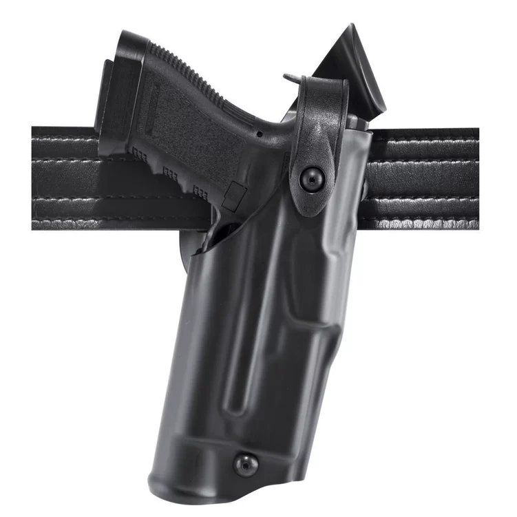 Safariland Model 6360 ALS Level III, Mid-Ride Duty Holster, Right Hand, Plain Black