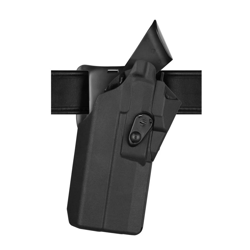 Safariland Model 7TS ALS Mid-Ride, L1 Duty Holster Black, Right Hand, SafariSeven Plain Fits: GLOCK 19, 23. 45 w/RMR, TLR1/X300U