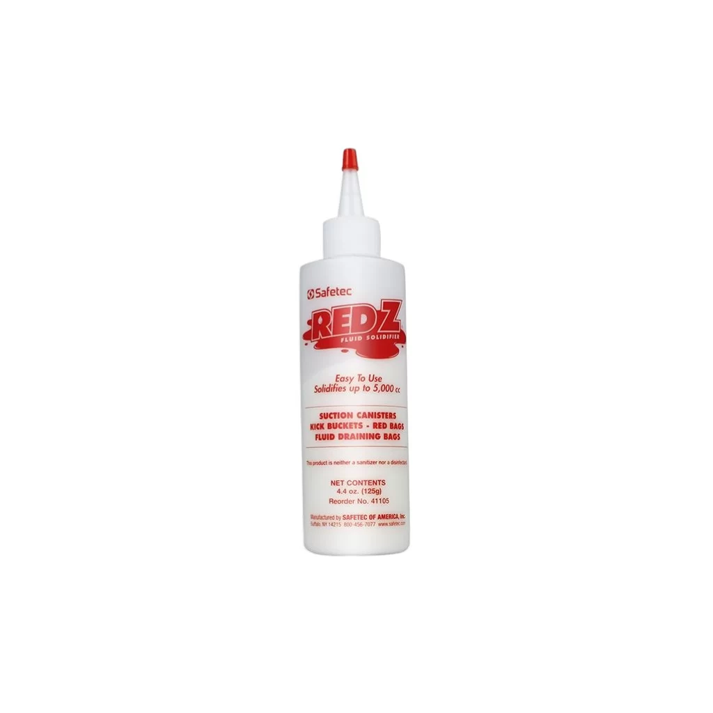 Safetec Red Z Spill Control Solidifier, 5oz, Needlenose Top, Single