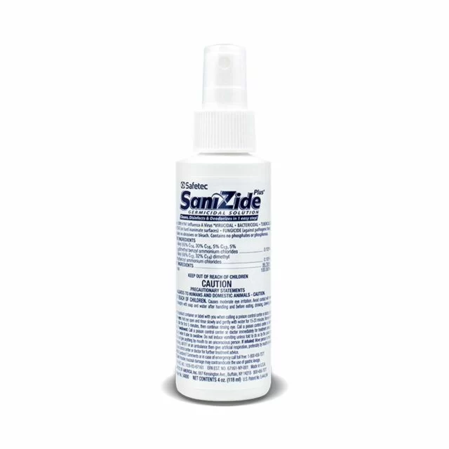 Safetec SaniZide Plus, 4oz Spray Bottle
